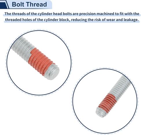 ACROPIX Cylinder Head Bolt Set for Cadillac CTS 6.2L V8 2009-2015 for Cadillac Escalade 6.2L V8 2009-2014 Engine Cylinder Head Bolt Kit No.ES 72390 in Saudi Arabia
