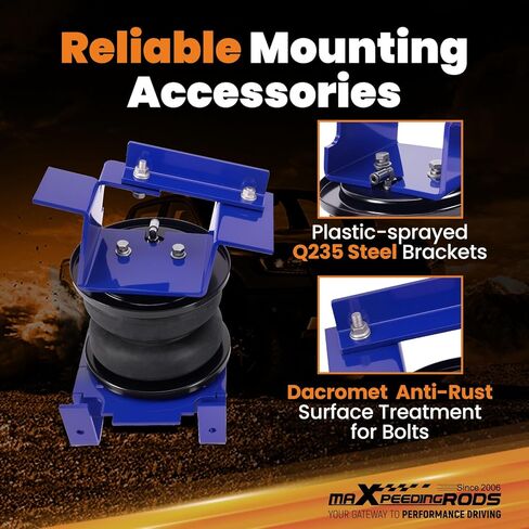 طقم أكياس تعليق هوائي خلفي من maxpeedingrods 7500 رطل لدودج رام 3500 RWD 4WD 2019-2024 طقم زنبرك هوائي للشاحنات in Saudi Arabia