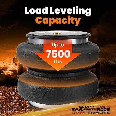 طقم أكياس تعليق هوائي خلفي من maxpeedingrods 7500 رطل لدودج رام 3500 RWD 4WD 2019-2024 طقم زنبرك هوائي للشاحنات in Saudi Arabia