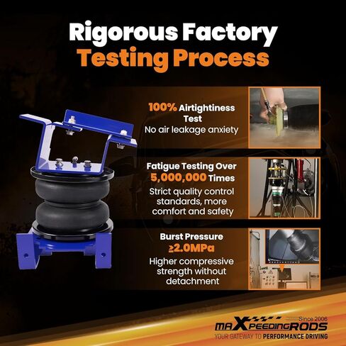 طقم أكياس تعليق هوائي خلفي من maxpeedingrods 7500 رطل لدودج رام 3500 RWD 4WD 2019-2024 طقم زنبرك هوائي للشاحنات in Saudi Arabia