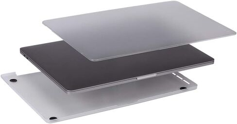 غطاء صلب مزود بنقاط مع Makrolon® - حافظة MacBook Pro مقاس 16 بوصة - 2020، 2019 - حافظة MacBook، غطاء كمبيوتر محمول، غطاء صلب واقٍ، مقاوم للخدش - أسود in Saudi Arabia