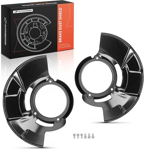 A-Premium Front Driver and Passenger Side Brake Dust Shield Compatible with Hyundai Models - Tucson 2005 2006 2007 2008 2009, 2-PC Set in Saudi Arabia