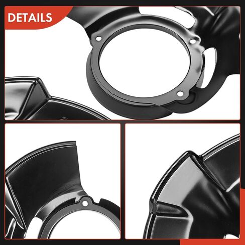 A-Premium Front Driver and Passenger Side Brake Dust Shield Compatible with Hyundai Models - Tucson 2005 2006 2007 2008 2009, 2-PC Set in Saudi Arabia