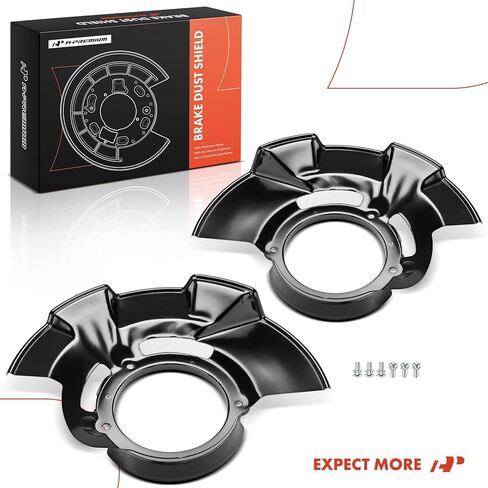 A-Premium Front Driver and Passenger Side Brake Dust Shield Compatible with Hyundai Models - Tucson 2005 2006 2007 2008 2009, 2-PC Set in Saudi Arabia
