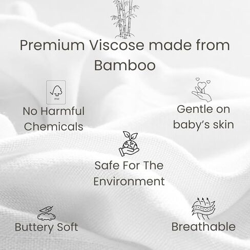 Preemie & Smaller Newborn Baby Sleeper/Footie with Fold Over Hands & Feet, Luxuriously Soft Bamboo Viscose in Saudi Arabia