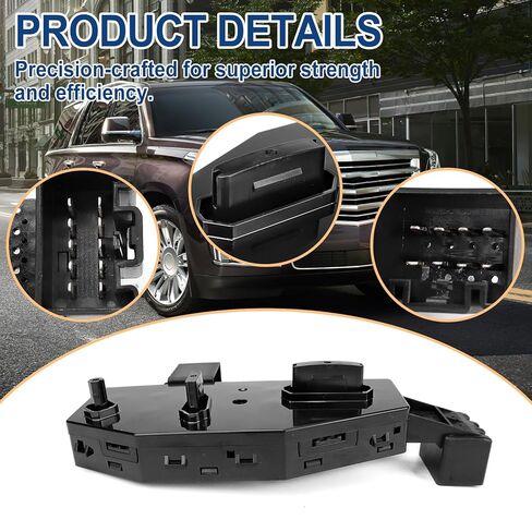 23247095 Driver-Side Power Seat Switch - Compatible with Cadillac Escalade ATS CTS XTS ELR, GMC Sierra Yukon, Chevy Silverado Suburban Tahoe Corvette Impala, Lacrosse, Replace 20914736 in Saudi Arabia