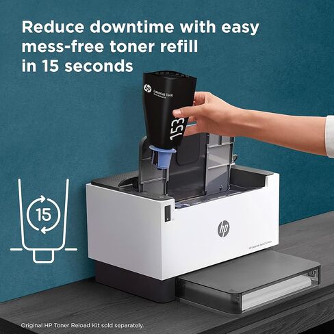 HP Laserjet-Tank 2504dw Wireless Black & White Monochrome Printer Prefilled with Up to 2 Years of Original HP-Toner (2R7F4A) (Renewed) in Saudi Arabia