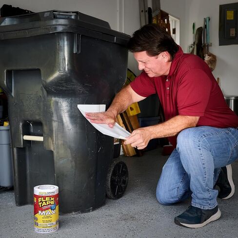 Flex Tape, 12 in x 10 ft, 2-Pack, White, Original Thick Flexible Rubberized Waterproof Tape - Seal and Patch Leaks, Works Underwater, Indoor Outdoor Projects - Home RV Roof Plumbing and Pool Repairs in Kuwait