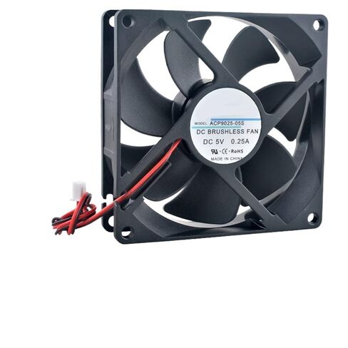 ACP9025 92x92x25mm Axial Cooling Fan DC5V/12V/24V 2Pin for Chassis Power Supply Inverter Cooling High Airflow Quiet Operation(DC12V Oil Bearing) in Saudi Arabia