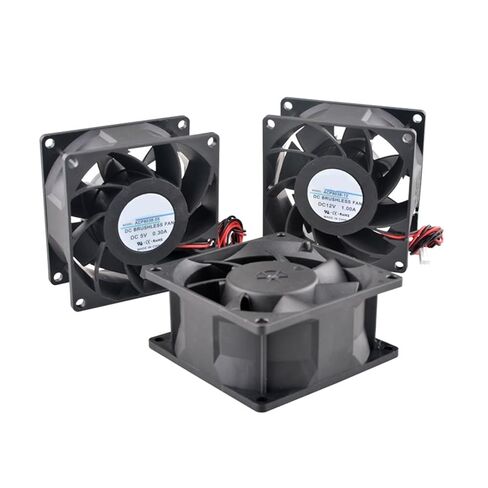 Industrial High Speed 80mm Axial Fan 5V/12V/24V DC for Server Cooling, Power Supply, Frequency Converter ACP8038(DC24V) in Saudi Arabia