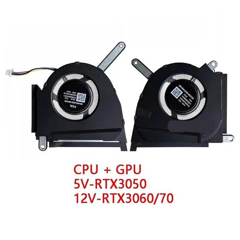 مروحة تبريد للكمبيوتر المحمول وحدة المعالجة المركزية GPU لـ FX517 FX517Z FX517ZC FX517ZR Tup AIR 2022(وحدة المعالجة المركزية 5 فولت) in Saudi Arabia