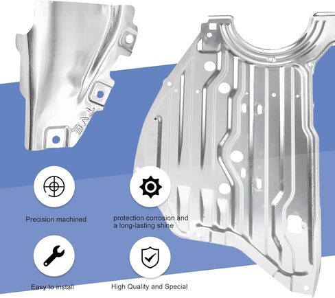 درع حماية لرذاذ المحرك مناسب لسيارة Honda Accord 2018 2019 2020 2021 2022 غطاء درع المحرك غطاء محرك الألومنيوم استبدال 74116-TVA-A00 74116TVAA00 in Kuwait
