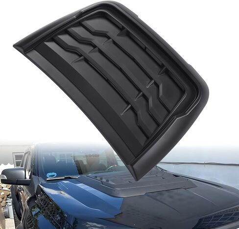Jiawu Hood Air Vents for Car Hood Scoop, Bonnet Vent Hood Air Intake Trim Cover Decor, Hood Scoop Car Hood Vent for XLT XLS XL 2015 to 2022, Bonnet Vent Cover Accessory (Matte in Saudi Arabia