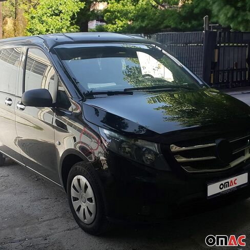 عاكس غطاء محرك السيارة الأمامي من OMAC لسيارة Mercedes Metris 2016-2024 دخان أكريليك in Saudi Arabia