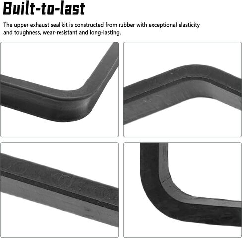 Upper & Lower Exhaust Seal Kit Fit for Johnson Evinrude V4/V6 for ETEC 75 140 150 175 200 225 235 250 300 HP Outboards Gearcase & Exhaust Housing Seals Replaces 320936 320961 in Saudi Arabia