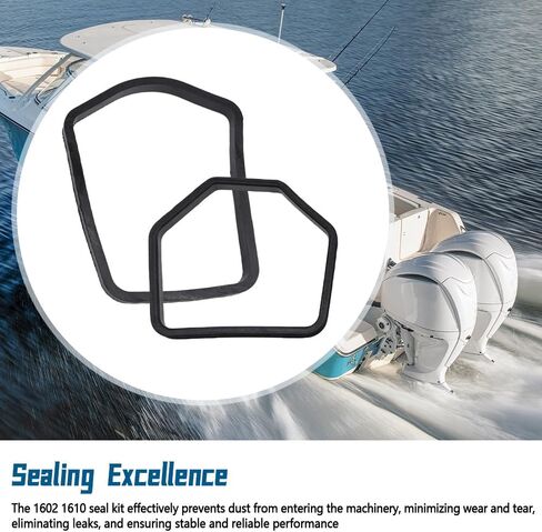 Upper & Lower Exhaust Seal Kit Fit for Johnson Evinrude V4/V6 for ETEC 75 140 150 175 200 225 235 250 300 HP Outboards Gearcase & Exhaust Housing Seals Replaces 320936 320961 in Saudi Arabia