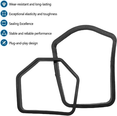 Upper & Lower Exhaust Seal Kit Fit for Johnson Evinrude V4/V6 for ETEC 75 140 150 175 200 225 235 250 300 HP Outboards Gearcase & Exhaust Housing Seals Replaces 320936 320961 in Saudi Arabia