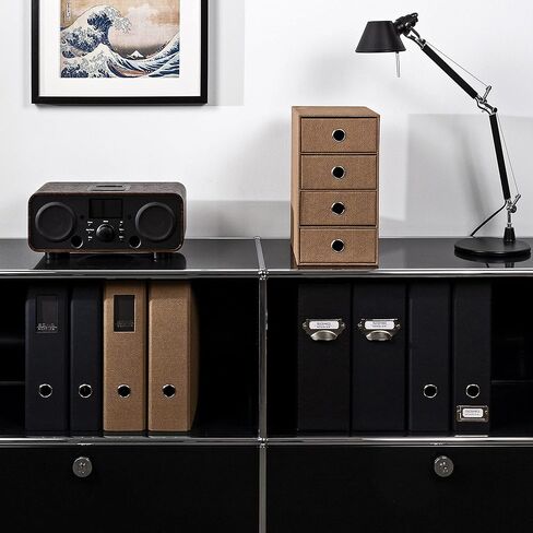 Rössler S.O.H.O. A4 Lever Arch File with Index Aperture Spine Width 85 mm Special Line Hazelnut in Saudi Arabia