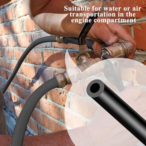 Taiss 6.6FT Vacuum Hose Automotive,1/8 5/32 3/16 1/4 5/16 3/8 Inch High Performance 130PSI Vacuum Lines Automotive Kit High Temperature Silicone Vacuum Tube(3mm 4mm 5mm 6mm 8mm 10mm) in Saudi Arabia