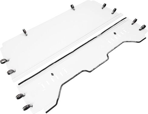 KUAFU Windshield Compatible with 2009-2013 Honda Big Red 4X4 MUV700 Replacement for 2317-0182 Full Windscreen W/ Vent in Saudi Arabia