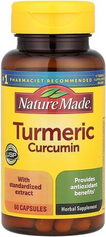 Turmeric 500 mg Capsules, 60 Count for Antioxidant Support in Saudi Arabia