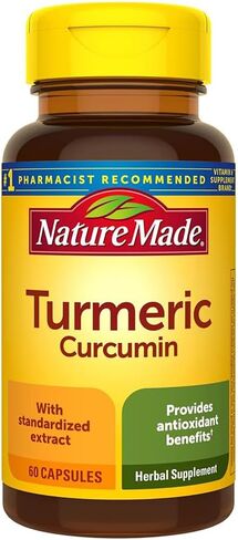 Turmeric 500 mg Capsules, 60 Count for Antioxidant Support in Saudi Arabia