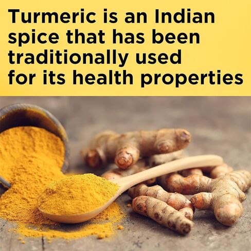 Turmeric 500 mg Capsules, 60 Count for Antioxidant Support in Saudi Arabia