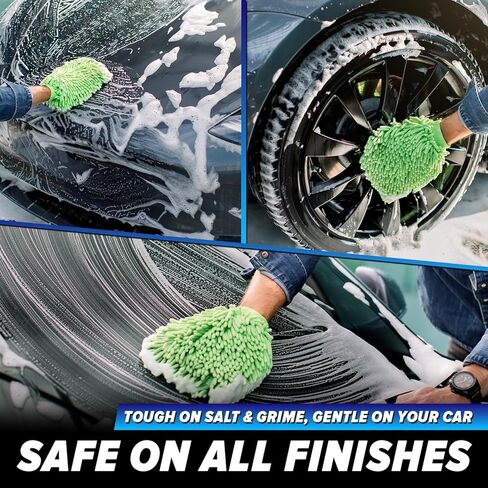 Carfidant Salt Crusher - Car Wash Soap for Salt and Grime Removal - Thick Snow Foam Formula - Prevents Corrosion, Gently Cleanse and Eliminate Dirt - Shampoo Works with Foaming Cannon & Bucket - 32oz in Saudi Arabia