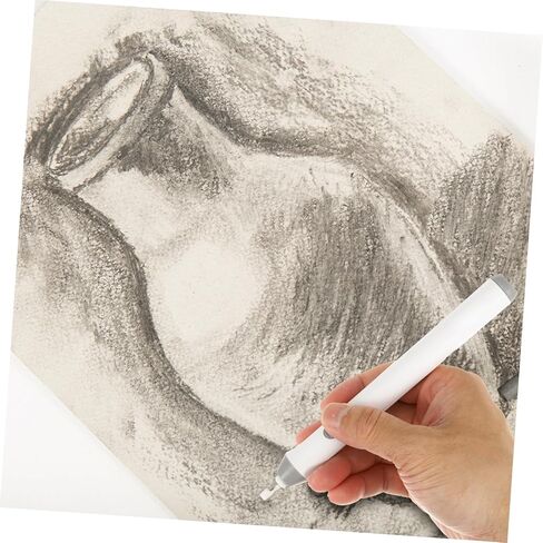 ممحاة كهربائية من هيليفتي، أداة رسم بالقلم الرصاص، خفيفة الوزن، ممحاة تعديل الرسم للطلاب، الفنانين، اللوازم المدرسية، البطارية غير متضمنة in Saudi Arabia