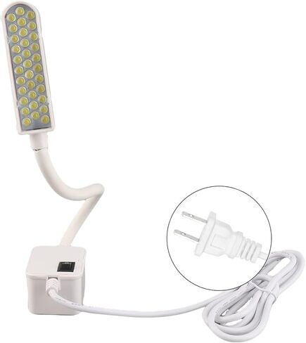 ضوء ماكينة الخياطة LED مع 33 لمبة، خرطوم معدني قابل للتعديل 360 درجة، قاعدة مغناطيسية لمحطة عمل ماكينة الخياطة in Saudi Arabia