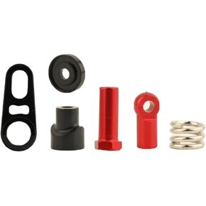 متوافق مع محوري لـ SCX6 1/6 RC ترقية أجزاء السيارة الزاحفة ملحقات معدنية 2-Speed ​​Servo Saver Set AXI252025 لقطع غيار ترقية RC السوداء in Kuwait