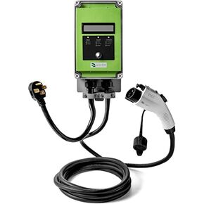 Ultra 32 Amp Electric Vehicle EV Charging Station J1772 NEMA 14-50 240V Level 2 EVSE with Display CSA Safety Certified in Saudi Arabia