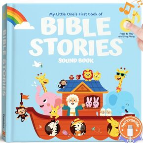 Bible Stories Christian Sound Books for Kids & Toddlers – 6 Christian Jesus Songs, Religious Christening and Baptism Gifts for Baby Girls, Rechargeable Music Song Books, Interactive Bible Toys in Saudi Arabia