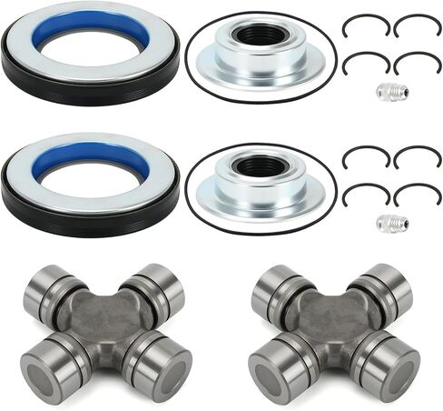 مانع تسرب المحور الأمامي ومجموعة وصلات U متوافقة مع Ford F250 F350 F450 F550 Super Duty Excursion مع Dana 50/60 98-05 in Saudi Arabia