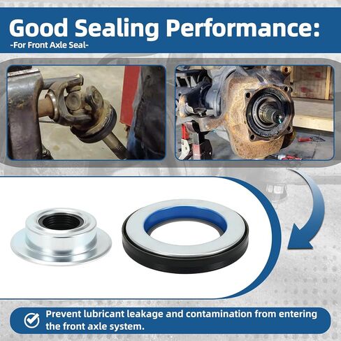 مانع تسرب المحور الأمامي ومجموعة وصلات U متوافقة مع Ford F250 F350 F450 F550 Super Duty Excursion مع Dana 50/60 98-05 in Saudi Arabia