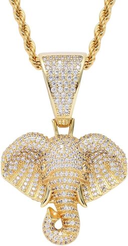 Bling Elephant Diamond Car Mirror Interior Hanging Ornament, Lucky Crystal Rhinestone Pendant Car Rear View Mirror Charm, Auto Accessories for Women (Silver) in Saudi Arabia
