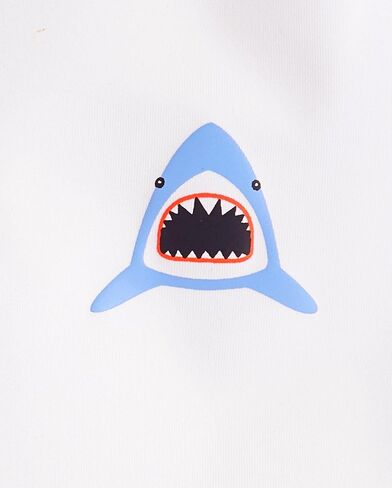 The Children's Place,Short Sleeve Rash Guard and Bottoms,boys,Shark,Large in Saudi Arabia
