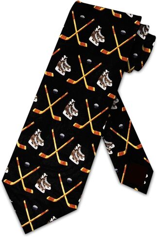 ربطة عنق من Steven Harris معدات الهوكي - أسود - ربطة عنق مقاس واحد in Kuwait