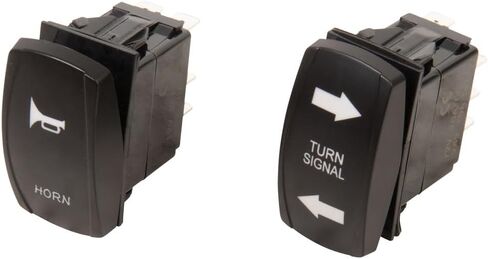 TUSK Plug and Play UTV Signal & Horn Kit with Button Lights Compatible with Polaris RZR XP/XP4 1000 2014-2023/RZR 900 Trail 2015-2025/RZR XP/XP4 Turbo 2016-2021 in Saudi Arabia