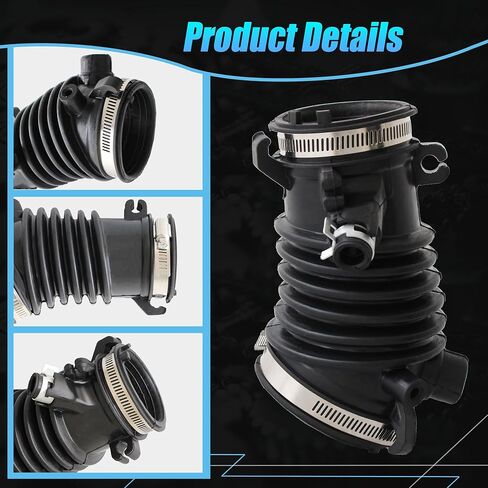 AUCERAMIC 17226-51B-H00 Engine Air Intake Tube Air Intake Hose Fit 2016-2022 for Honda HR-V 1.8L L4 GAS SOHC Naturally Aspirated,Air Cleaner Intake Hose Duct Tube Boot with Clamps 1722651BH00 in Saudi Arabia