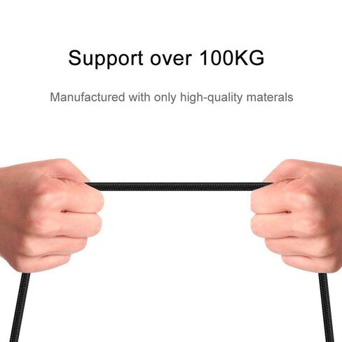 كابل USB من النوع C، CTREEY 90 درجة 3 حزم 3 أقدام و6 أقدام و10 أقدام سلك طويل مضفر من النايلون USB من النوع A إلى C شاحن لأجهزة Macbook وLG G6 V20 G5 وGoogle Pixel وNexus 6P وNintendo Switch وSamsung Galaxy S8+ (ذهبي وردي) in Kuwait