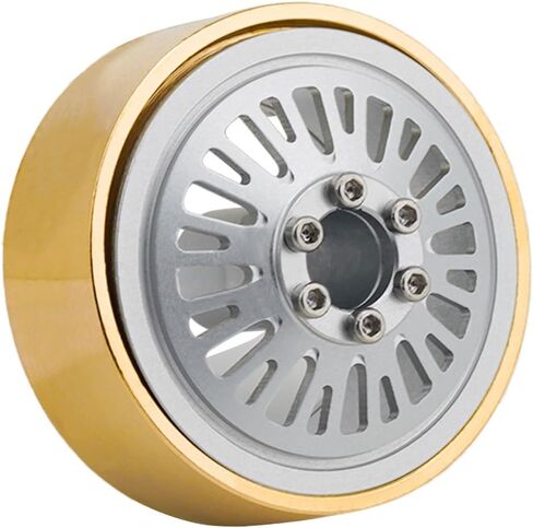 DJX 4 قطع 1.3 بوصة عجلات Beadlock حافة نحاسية 41.5 جرام/قطعة إزاحة سلبية -2.75 لـ 1/24 محوري SCX24 FCX24 1/18 TRX4M Redcat Ascent-18 HPI Venture 18 أجزاء ترقية (تيتانيوم) in Saudi Arabia