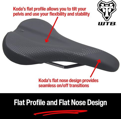 سرج WTB Koda واسع كرومولي باللون الأسود in Kuwait