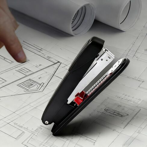 Heavy Duty Stapler, 50 Sheet Capacity, All Steel with Non-Slip Base & Paper Guide in Saudi Arabia