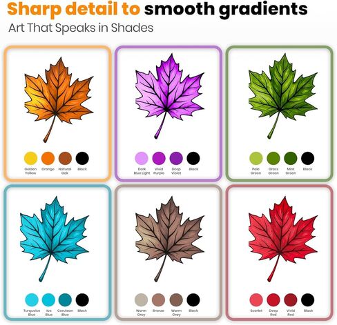 Alcohol Markers Set – 80 Colors Dual Tip Art Markers for Drawing & Illustration | Refillable Marker Set for Kids & Adults in Saudi Arabia