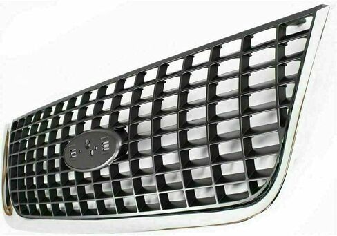 New Grille Chrome Shell/Gray Insert For 2003-2006 Ford Expedition Direct Replacement 2L1Z8200AAA in Saudi Arabia