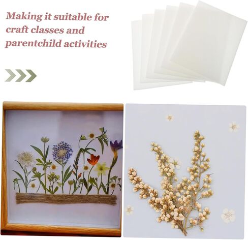 6pcs Flower Press Sponge for DIY Crafting Water Absorbing Specimen Tool to Preserve Petal Shape Prevent Deformation for Floral Embossing Artistic Home Decoration in Saudi Arabia