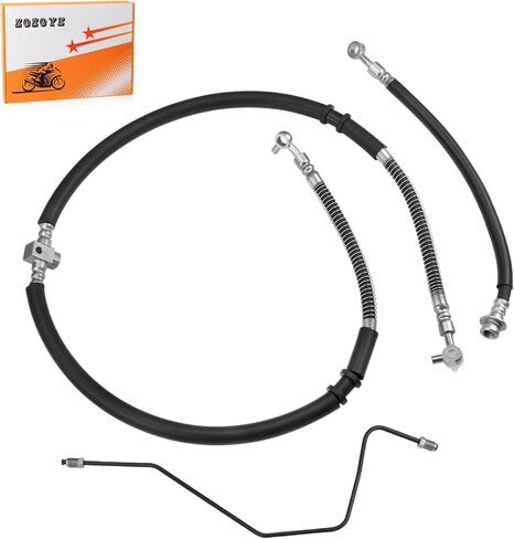 Front Brake Hose Line & Pipe Kit for Yamaha Raptor 700 700R YFM700 2006-2024 1PE-F5872-00-00 5TG-25873-20-00 1PE-F5871-00-00 in Saudi Arabia