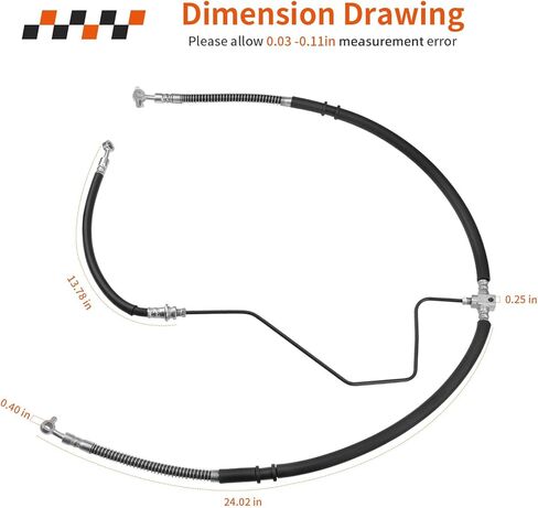 Front Brake Hose Line & Pipe Kit for Yamaha Raptor 700 700R YFM700 2006-2024 1PE-F5872-00-00 5TG-25873-20-00 1PE-F5871-00-00 in Saudi Arabia