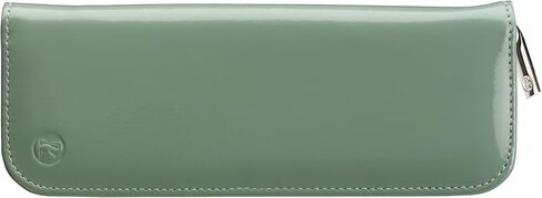 Pelikan 3-Pen Leather Pouch, Black/Green, 1 Each (924092) in Kuwait